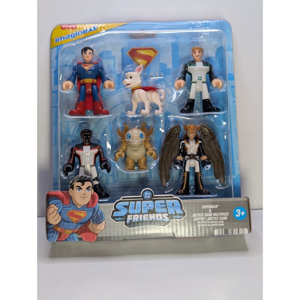 Imaginext DC Super Friends Superman Justice Gang Multipack Krypto Mattel